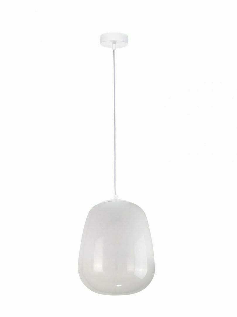 Kontrola Závěsná lampa 1xE27 SMOKY WHITE Závěsná lampa 1xE27 SMOKY WHITE