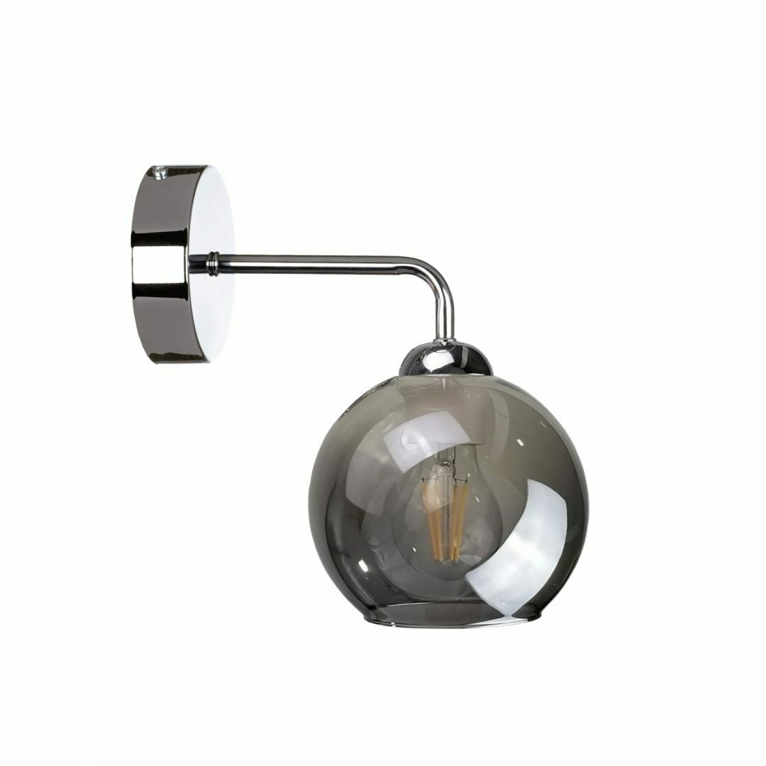Kontrola Nástěnné svítidlo 1xE27 PLUTON SILVER Nástěnné svítidlo 1xE27 PLUTON SILVER