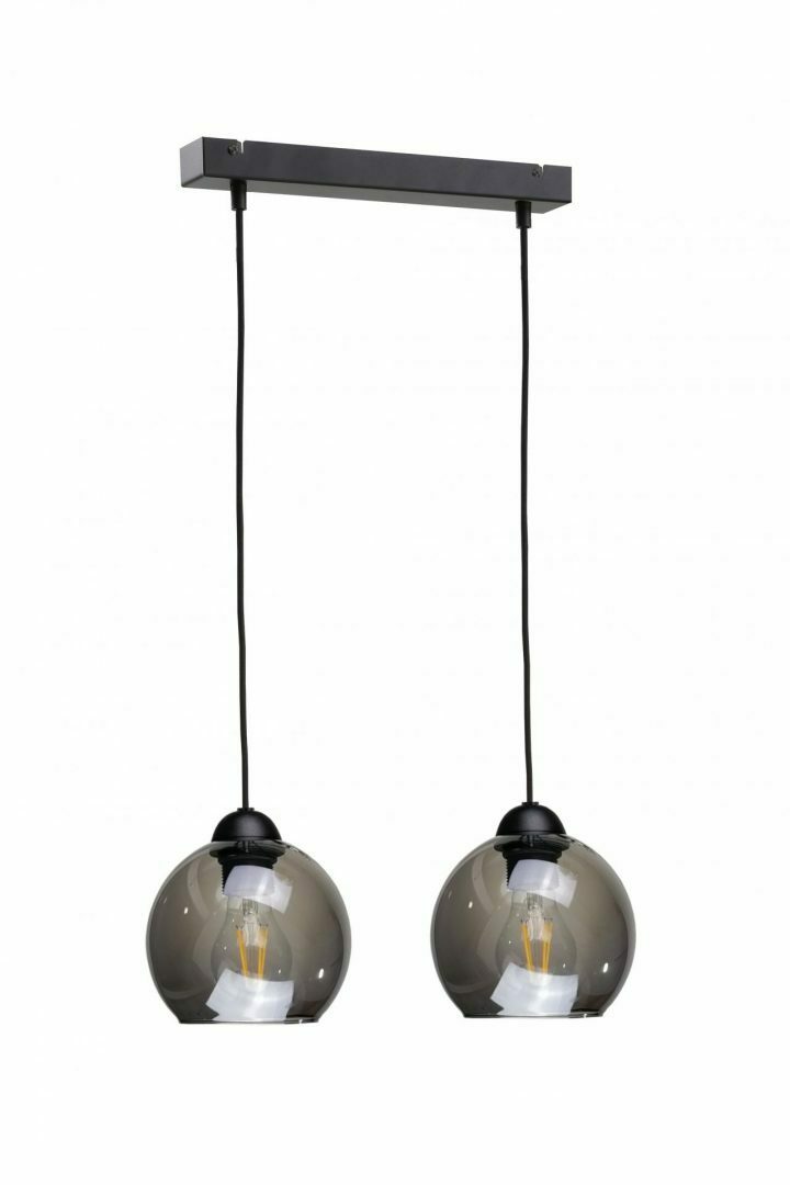 Kontrola Závěsná lampa 2xE27 YUNO BLACK Závěsná lampa 2xE27 YUNO BLACK