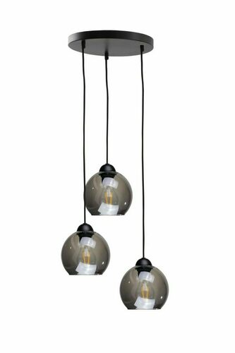 Kontrola Závěsná lampa 3xE27 YUNO BLACK