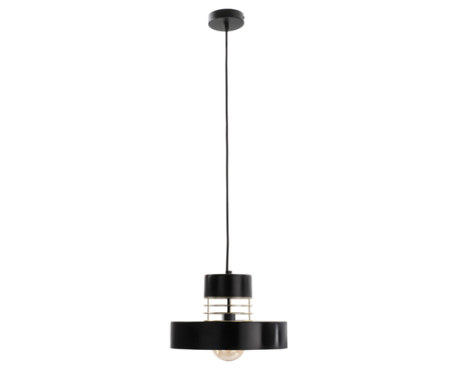 Kontrola Závěsné svítidlo Keter Lighting Bossi 866 černo-zlaté E27