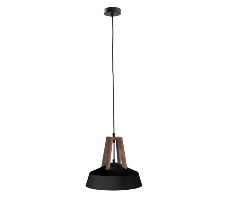 Kontrola Závěsná lampa 1xE27 TRIX ČERNÁ / HNĚDÁ Závěsná lampa 1xE27 TRIX ČERNÁ / HNĚDÁ