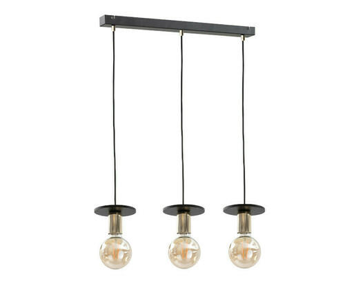Kontrola Závěsné svítidlo Keter Lighting SATURN BLACK 414 3xE27 černé