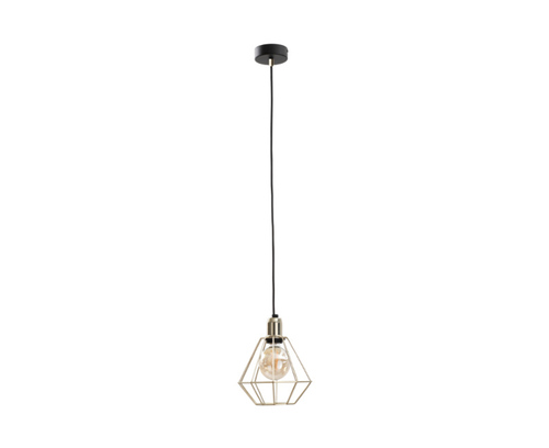 Kontrola Závěsné svítidlo Keter Lighting COMO GOLD 556, zlaté, 1×E27, 20 cm