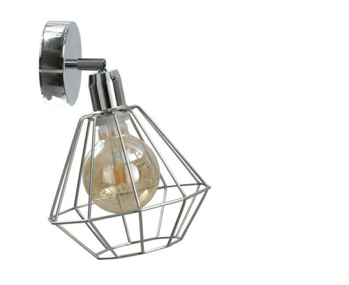 Kontrola Nástěnné svítidlo Keter Lighting FOSKAL 693 stříbrné 1×E27