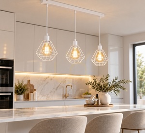 Závěsné svítidlo Keter Lighting FOSKAL WHITE 461, bílé, 3×E27, 60 cm small 1