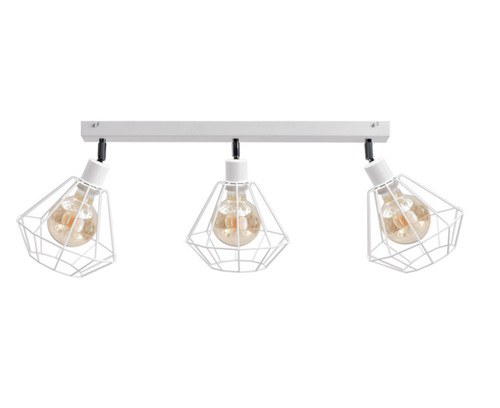 Kontrola Stropní svítidlo Keter Lighting FOSKAL 463 bílé, 3×E27, 65 cm