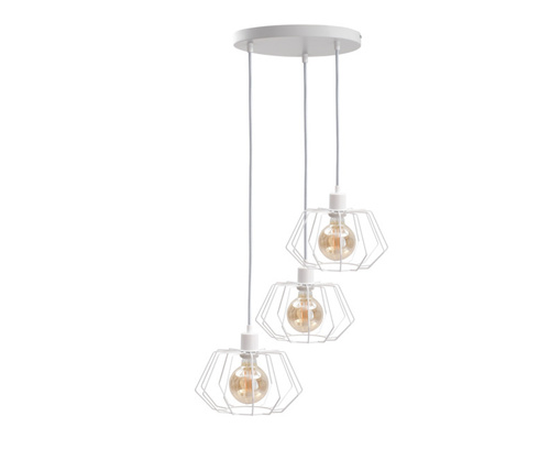 Kontrola Závěsné svítidlo Keter Lighting Luna White 485 bílé 3xE27 32 cm