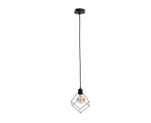 Kontrola Závěsné svítidlo Keter Lighting Ruben Black 1×E27 černé 32 cm 497