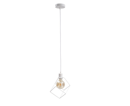 Kontrola Závěsné svítidlo Keter Lighting RUBEN WHITE 528, bílé, 1×E27