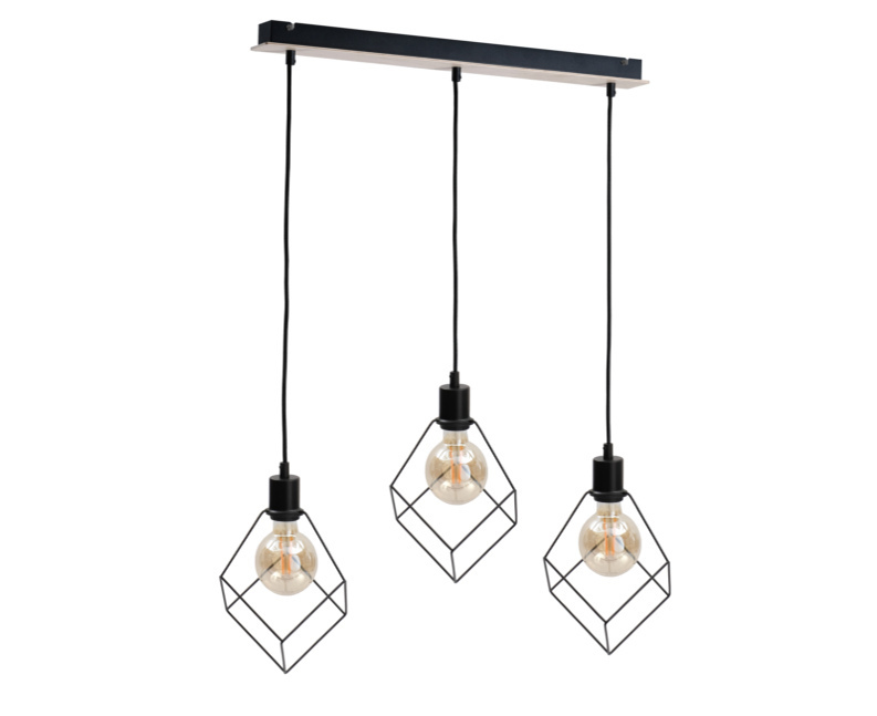 Kontrola Závěsná lampa 3xE27 RUBEN WOOD Závěsná lampa 3xE27 RUBEN WOOD