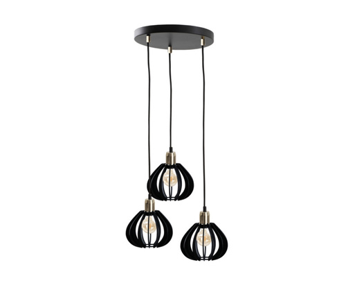 Kontrola Závěsná lampa 3xE27 GEMMA GOLD