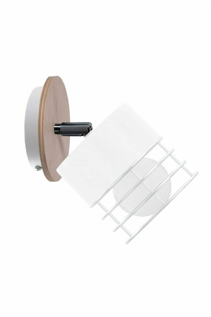 Kontrola Nástěnné svítidlo 1xE27 CASA WHITE / WOOD Nástěnné svítidlo 1xE27 CASA WHITE / WOOD