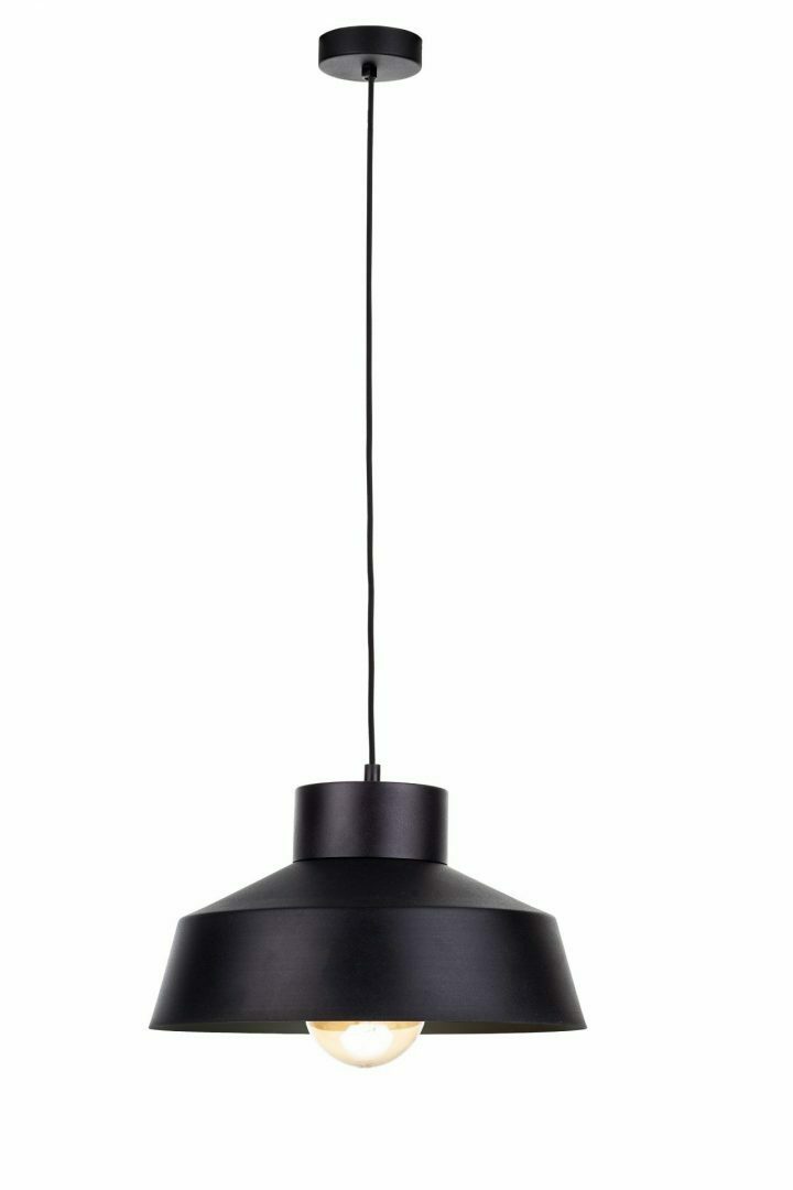 Kontrola Závěsná lampa 1xE27 MOON BLACK Závěsná lampa 1xE27 MOON BLACK