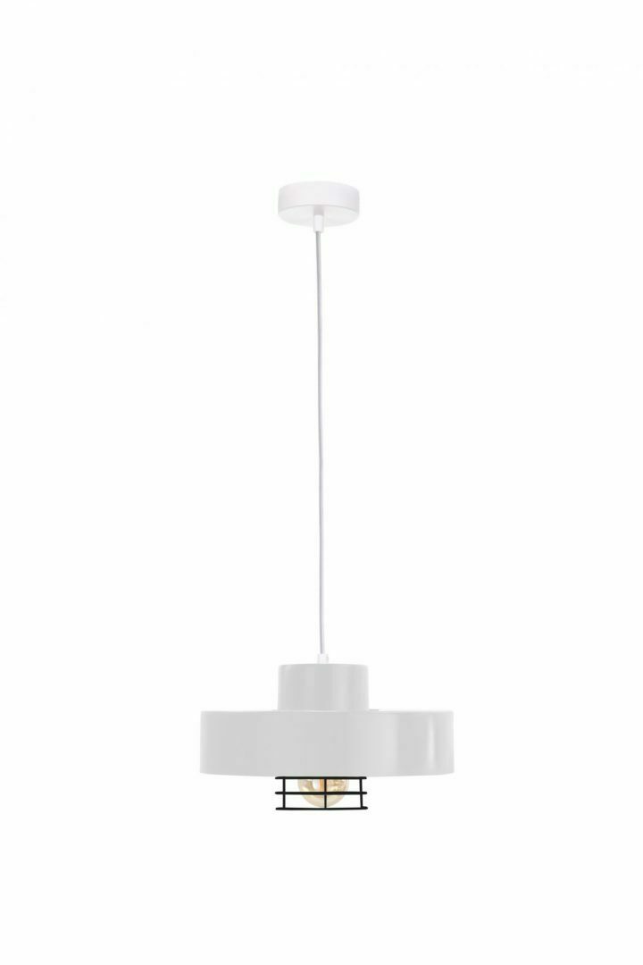 Kontrola Závěsné svítidlo 1xE27 BOSSI II BLACK / WHITE Závěsné svítidlo 1xE27 BOSSI II BLACK / WHITE