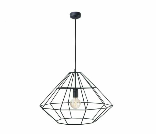Kontrola Závěsné svítidlo Keter Lighting KIRA 185, černé, 1×E27, 52 cm