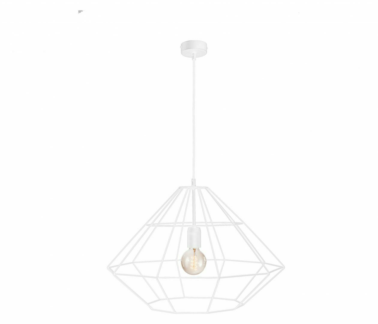 Kontrola Závěsná lampa 1xE27 KIRA BÍLÁ Závěsná lampa 1xE27 KIRA BÍLÁ