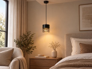 Závěsné svítidlo Keter Lighting ELLE 1142, černé, 1×E27 small 3