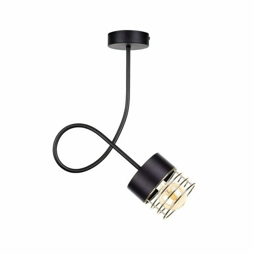 Kontrola Stropní svítidlo Keter Lighting ROYAL GOLD 1152, černo-zlaté, 1×E27