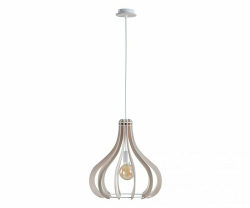 Kontrola Závěsné svítidlo Keter Lighting Lavena 602, bílé patinované, 1×E27, 43,5 cm