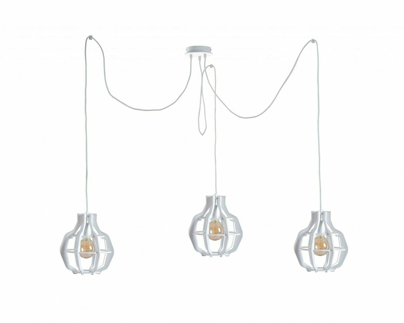 Kontrola Závěsná lampa 3xE27 BENTO SMALL WHITE LONG 766 Závěsná lampa 3xE27 BENTO SMALL WHITE LONG 766
