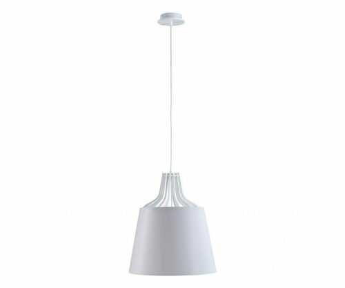 Kontrola Bílé závěsné svítidlo Keter Lighting LEA 705 1×E27 max. 60 W Ø38 cm