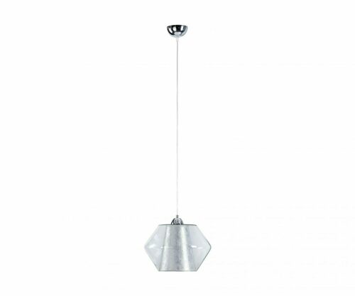 Kontrola Závěsná lampa 1xE27 RODES SILVER 152