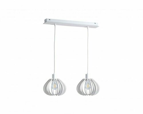 Kontrola Závěsné svítidlo Keter Lighting Nicoleta 804 bělené 2 × E27, 120 cm