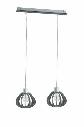 Kontrola Závěsné svítidlo Keter Lighting NICOLETA GREY 834 2×E27 bílé/šedé