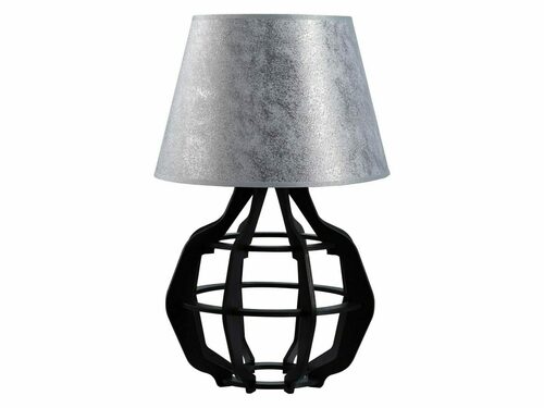 Kontrola Noční lampa 1xE27 BENTO BLACK SILVER 922