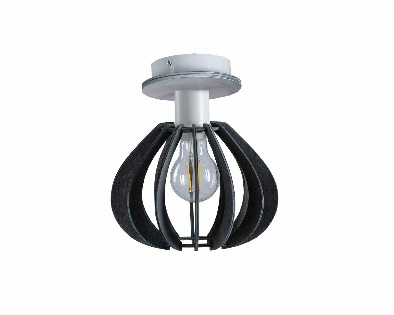 Kontrola Stropní svítidlo Keter Lighting NICOLETA GREY 830 1xE27 bílo-šedé 23 cm Stropní svítidlo Keter Lighting NICOLETA GREY 830 1xE27 bílo-šedé 23 cm