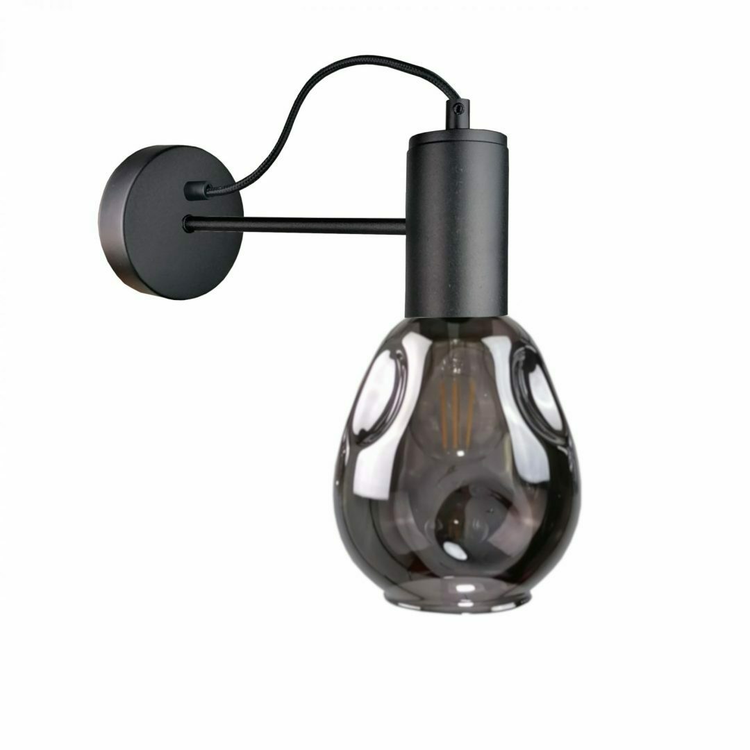 Kontrola 1xE27 KARI BLACK nástěnné svítidlo 1xE27 KARI BLACK nástěnné svítidlo