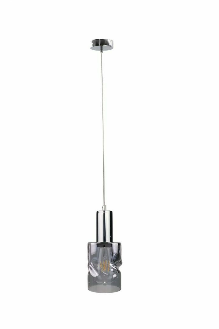 Kontrola Závěsná lampa 1xE27 CROSS DARK SILVER Závěsná lampa 1xE27 CROSS DARK SILVER