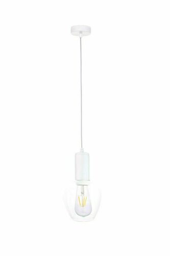 Kontrola Závěsná lampa 1xE27 VERRE WHITE