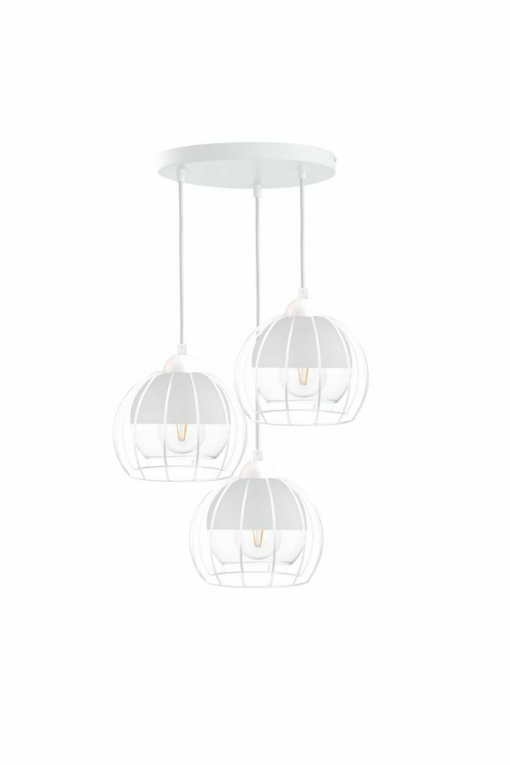 Kontrola Závěsná lampa 3xE27 SOLO BÍLÁ Závěsná lampa 3xE27 SOLO BÍLÁ