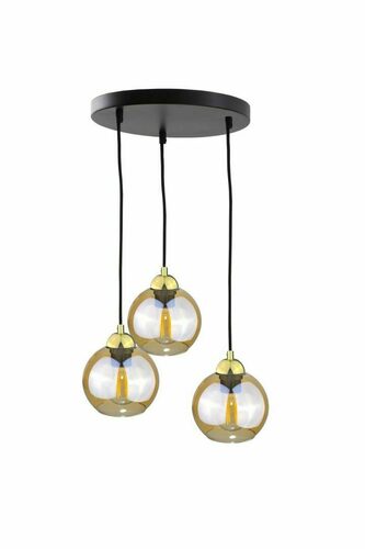 Kontrola Závěsné svítidlo Keter Lighting AMBRE GOLD 1994 3×E27