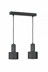 Závěsné svítidlo Keter Lighting Luce Black 2060, černé, 2×E27, 50 cm small 0