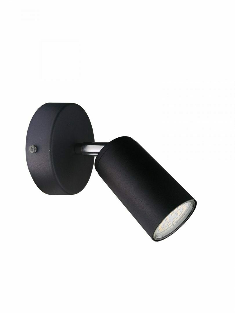 Kontrola 1x GU10 EYE BLACK nástěnné svítidlo 1x GU10 EYE BLACK nástěnné svítidlo