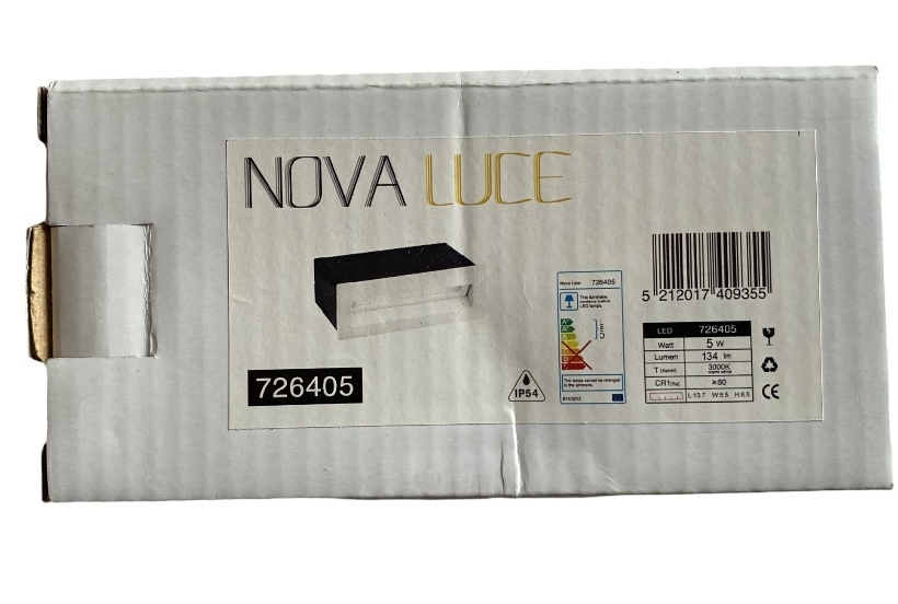 Náhled Nova Luce Krypton venkovní schodišťové svítidlo 726405 - bílé Nova Luce Krypton venkovní schodišťové svítidlo 726405 - bílé