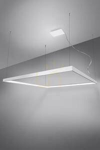 LED lustr Thoro NELYA L bílý čtverec 110 cm 4000K small 2