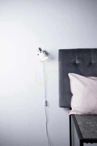 Kontrola Nástěnné světlo Markslojd ALTON bílé kovové 1x40W 107857
