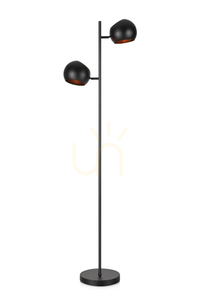 Podlahová lampa Markslojd EDGAR 107741 černá 2 světla kovová 145 cm small 0