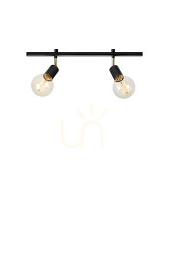 Kontrola Plafon Markslojd Expand 107969 černý kov 2x E27 52 cm