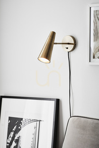 Nástěnné světlo Markslojd Peak 107899 starožitná mosaz kovové 1x40W small 1