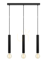 Přívěsné světlo Markslojd Sencillo 3x40W černé kovové 75 cm 108262 small 0