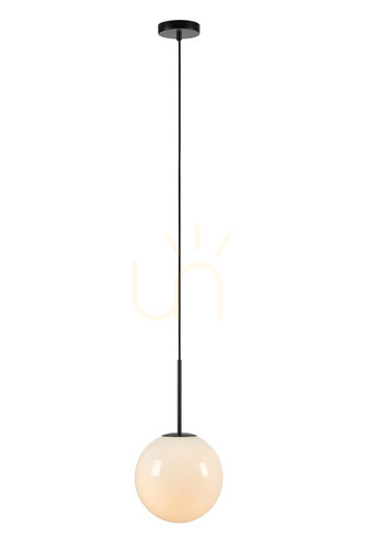 Kontrola Přívěsek Markslojd DIONE 108267 bílý/černý sklo kov 25 cm