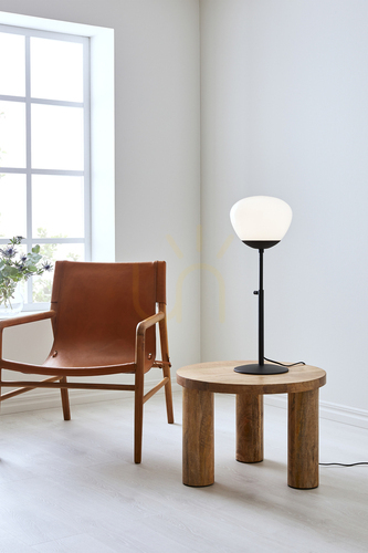 Kontrola Stolní lampa Markslöjd RISE 108276 černá kouřové sklo 75 cm