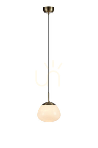 Kontrola Přívěsek světla Markslojd RISE 108296 bílé sklo černý kov 25 cm
