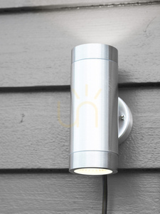Venkovní nástěnné svítidlo Markslojd 108170 2x LED hliník 3000K IP44 small 3