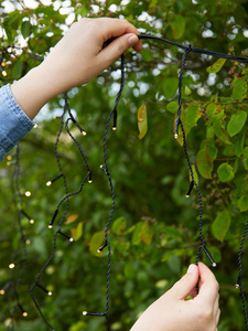 Venkovní světelný rampouch Markslojd Garden 24 Icicle 160 LED černý 108179 small 1